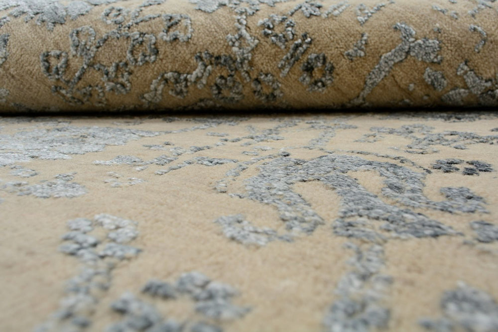 Designer Teppich - 184 x 151 cm - sand