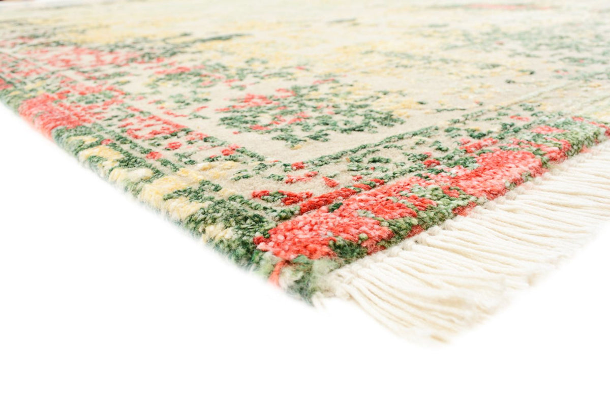 Designer Teppich - 188 x 130 cm - hellbeige