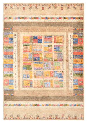 Gabbeh Teppich - Loribaft Indus - 244 x 171 cm - mehrfarbig