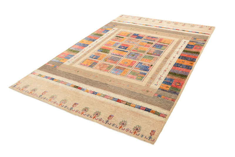 Gabbeh Teppich - Loribaft Indus - 244 x 171 cm - mehrfarbig