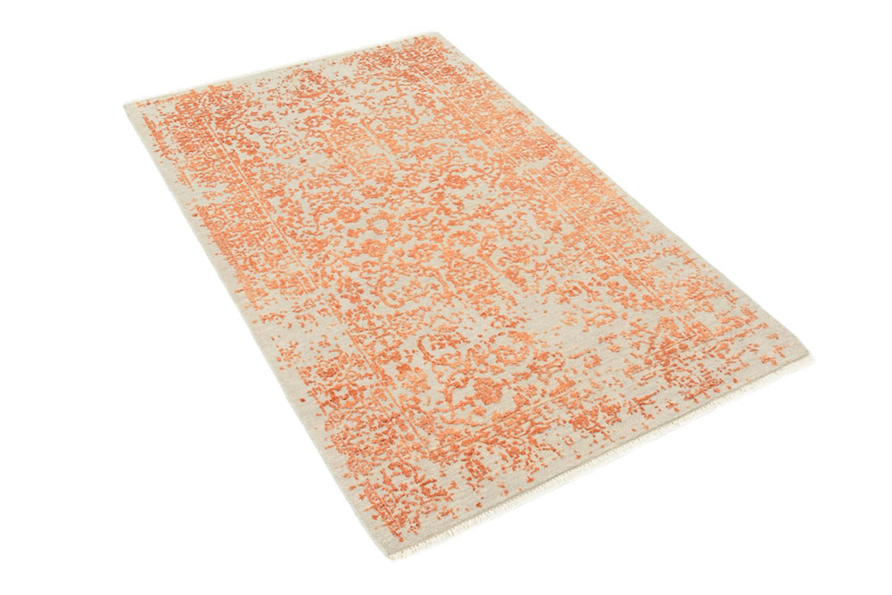 Designer Teppich - 155 x 95 cm - orange