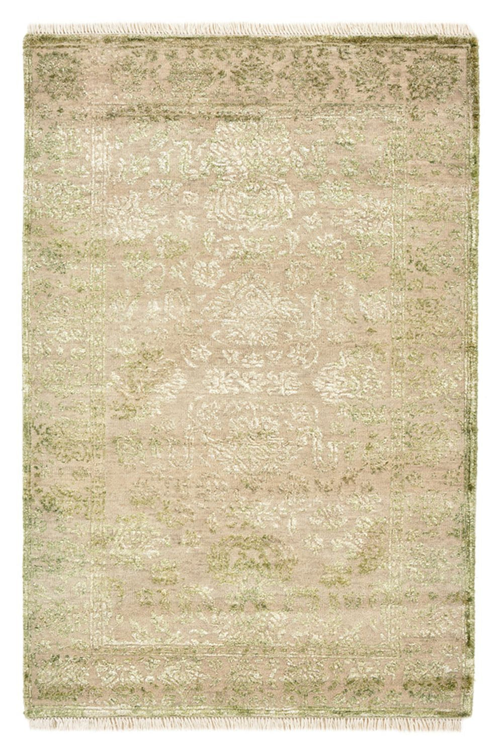 Designer Teppich - 124 x 85 cm - sand