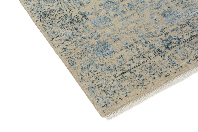 Designer Teppich - 137 x 76 cm - hellbeige