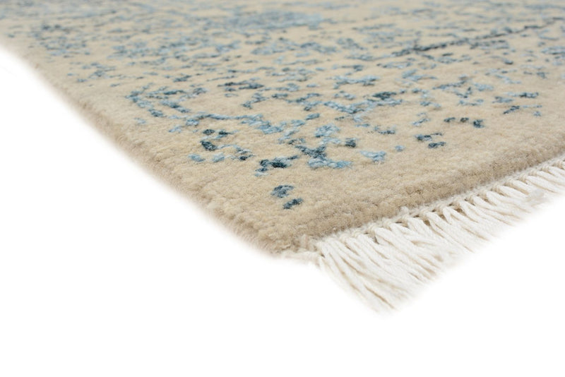 Designer Teppich - 137 x 76 cm - hellbeige