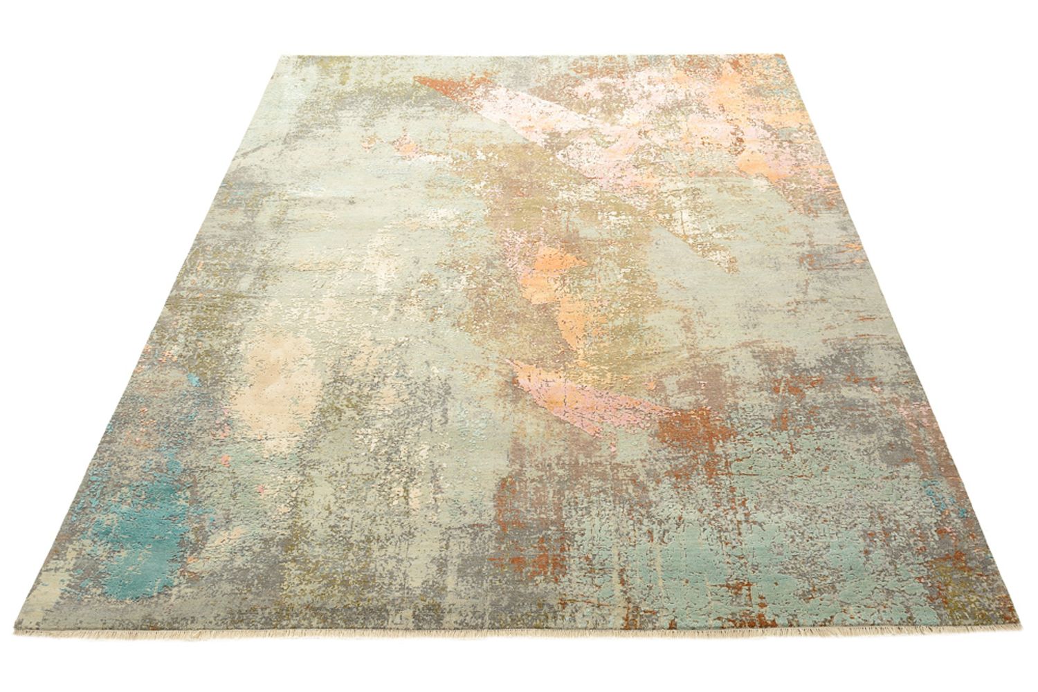 Designer Teppich - 309 x 242 cm - mehrfarbig