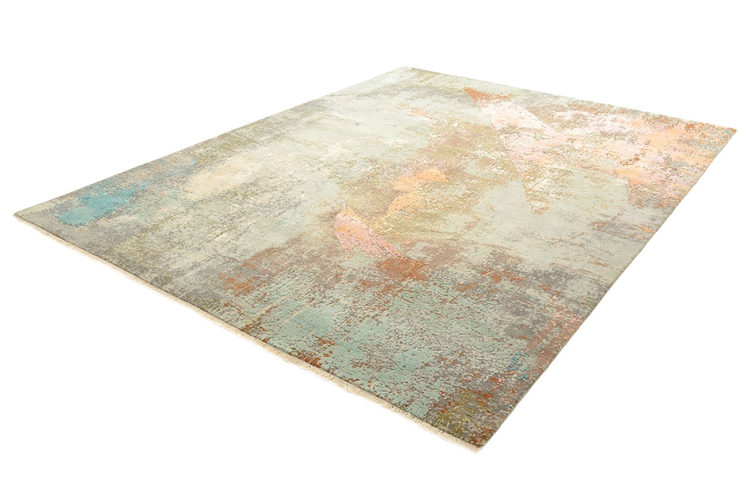 Designer Teppich - 309 x 242 cm - mehrfarbig