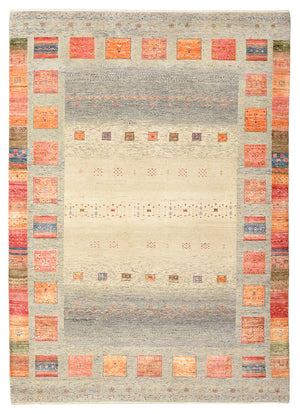 Gabbeh Teppich - Loribaft Indus - 244 x 176 cm - mehrfarbig