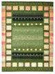Gabbeh Teppich - Loribaft Indus - 238 x 173 cm - grün