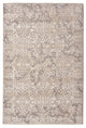 Designer Teppich - 184 x 124 cm - hellgrau