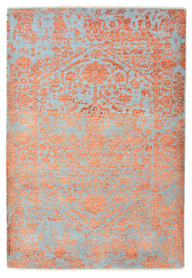 Designer Teppich - 182 x 125 cm - orange