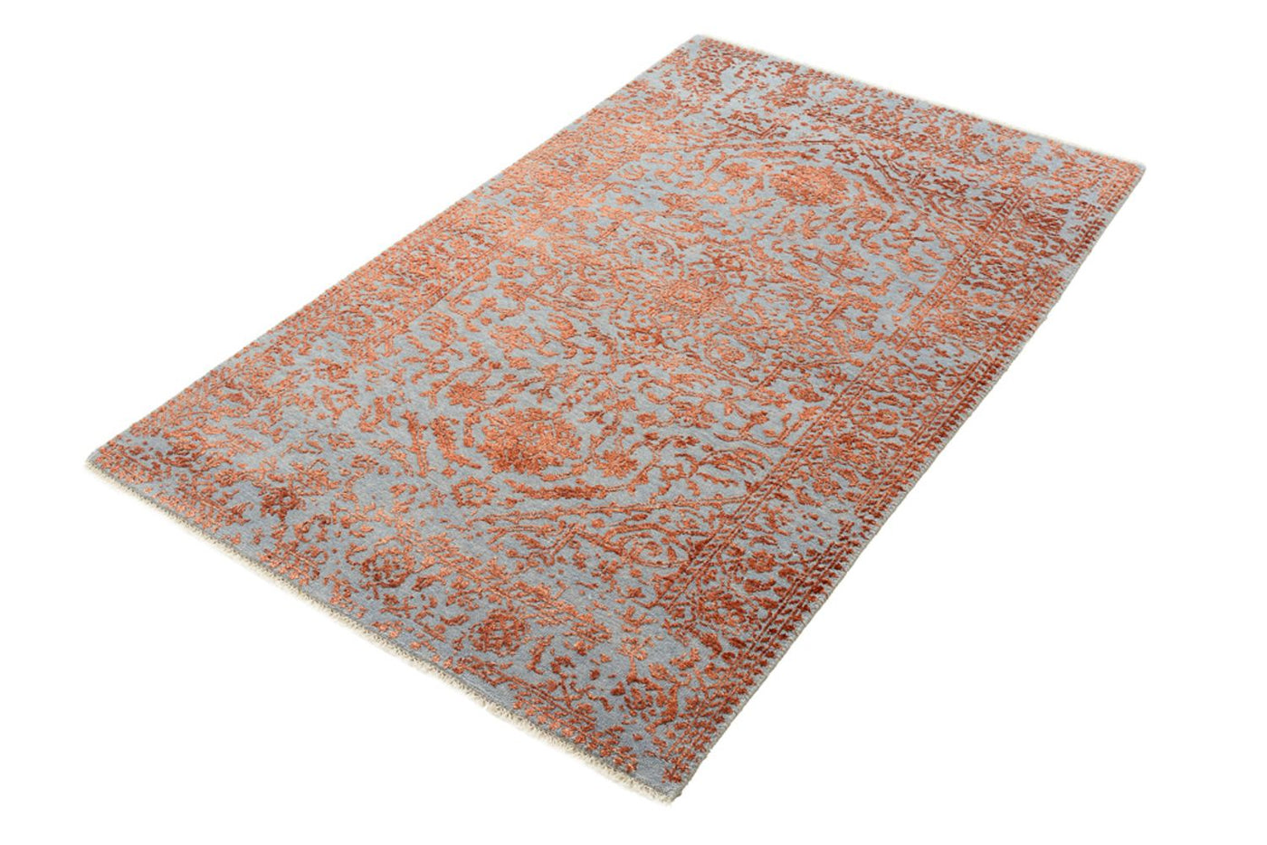 Designer Teppich - 151 x 94 cm - orange