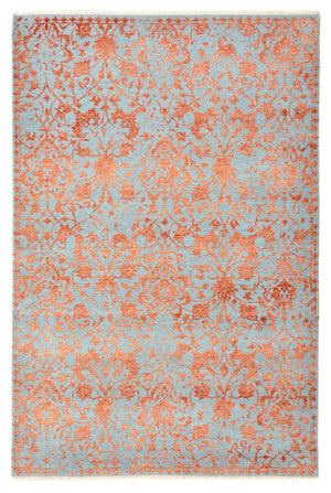 Designer Teppich - 186 x 125 cm - orange