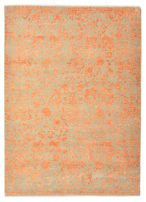 Designer Teppich - 212 x 156 cm - orange