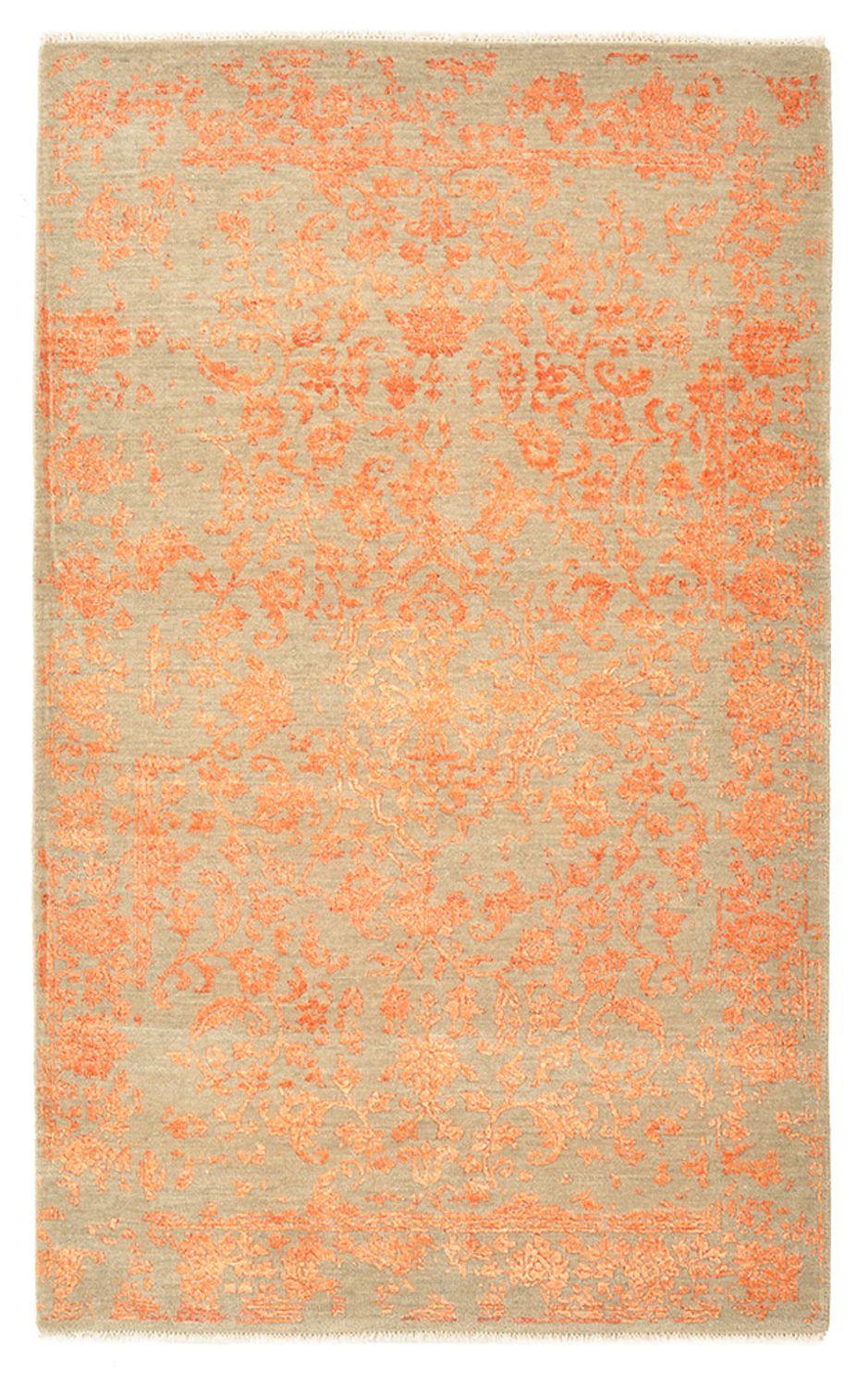 Designer Teppich - 152 x 94 cm - orange