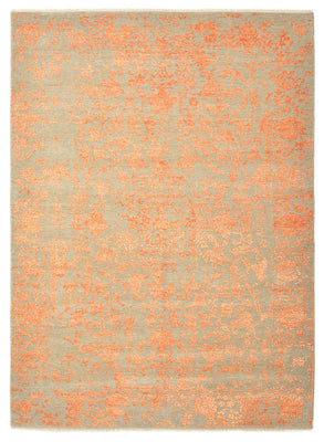 Designer Teppich - 211 x 157 cm - orange