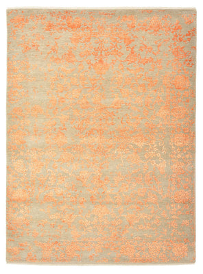 Designer Teppich - 210 x 157 cm - orange