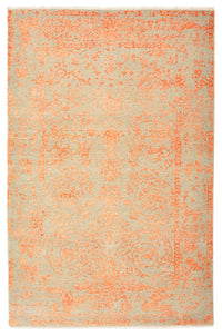 Designer Teppich - 187 x 123 cm - orange