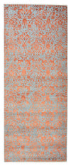 Designer Teppich 122x308cm - Läufer / Rosa / 122 x 308 cm Läufer