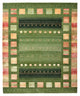Gabbeh Teppich - Loribaft Indus - 302 x 248 cm - grün