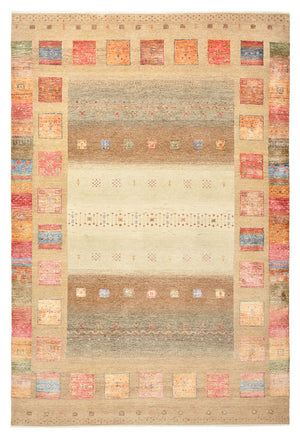 Gabbeh Teppich - Loribaft Indus - 255 x 173 cm - dunkelbeige