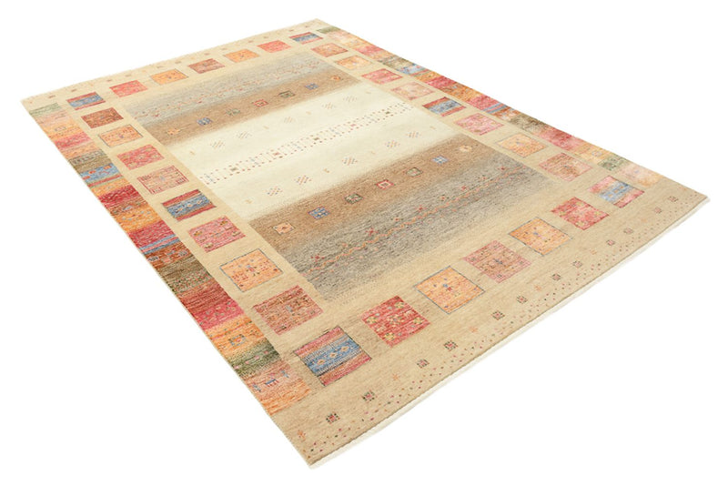 Gabbeh Teppich - Loribaft Indus - 255 x 173 cm - dunkelbeige