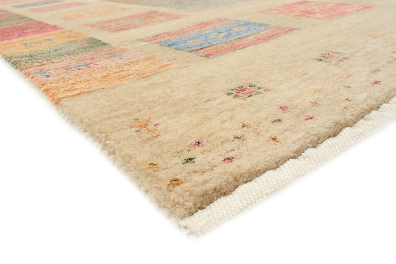 Gabbeh Teppich - Loribaft Indus - 255 x 173 cm - dunkelbeige