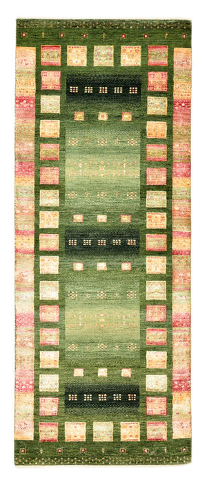 Läufer Gabbeh - Loribaft Indus - 192 x 76 cm - mehrfarbig