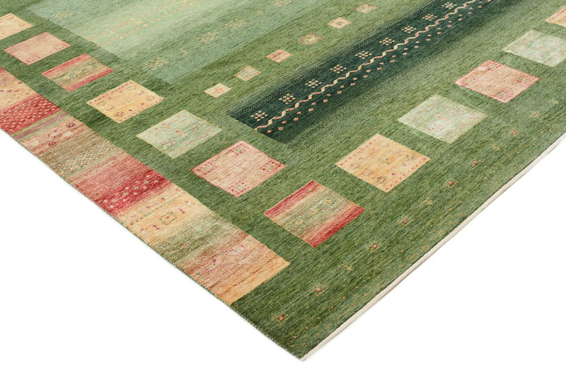 Gabbeh Teppich - Loribaft Indus - 343 x 251 cm - mehrfarbig
