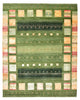 Gabbeh Teppich - Loribaft Indus - 259 x 208 cm - grün