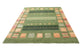Gabbeh Teppich - Loribaft Indus - 259 x 208 cm - grün