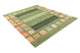 Gabbeh Teppich - Loribaft Indus - 259 x 208 cm - grün