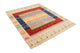 Gabbeh Teppich - Loribaft Indus - 198 x 154 cm - mehrfarbig