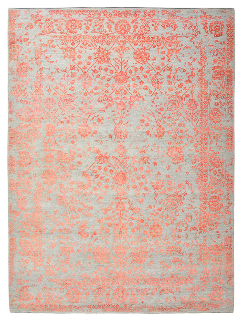 Designer Teppich - 372 x 275 cm - rosa