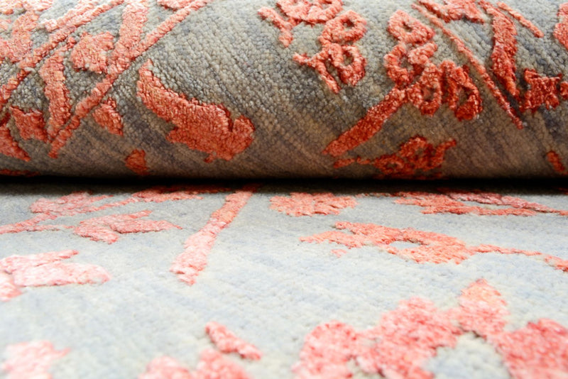 Designer Teppich - 372 x 275 cm - rosa