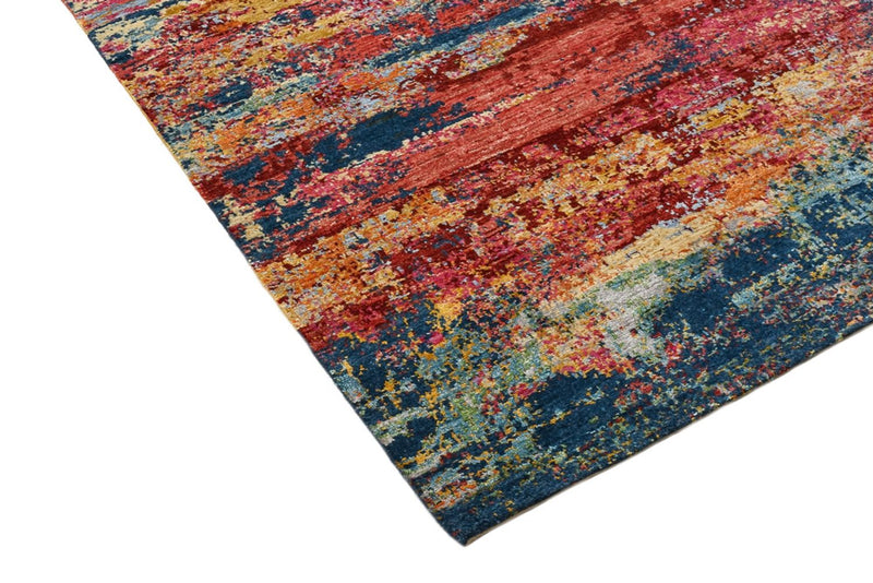 Designer Teppich - 182 x 119 cm - mehrfarbig