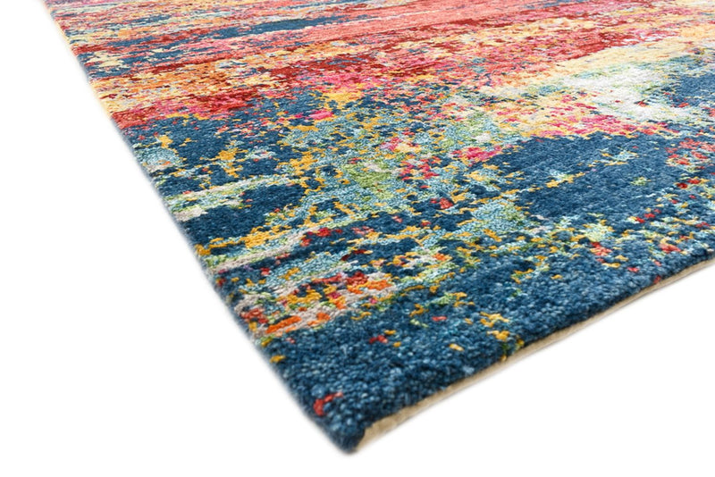 Designer Teppich - 182 x 119 cm - mehrfarbig