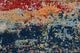 Designer Teppich - 182 x 119 cm - mehrfarbig