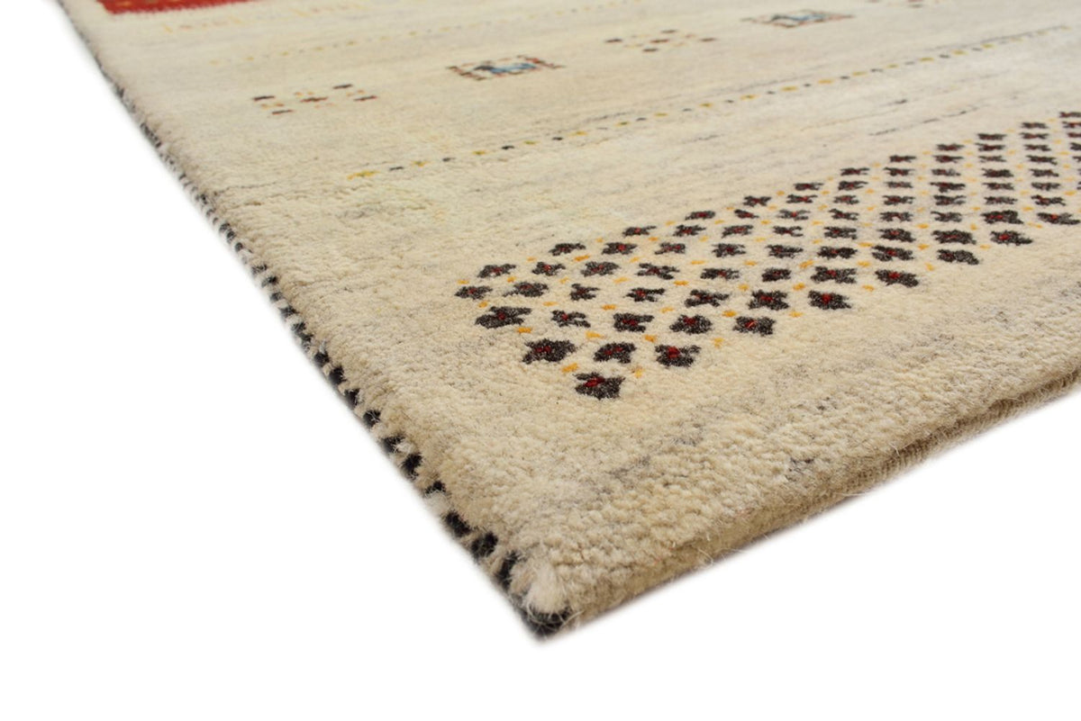 Gabbeh Teppich - Loribaft Indus - 347 x 254 cm - hellbeige