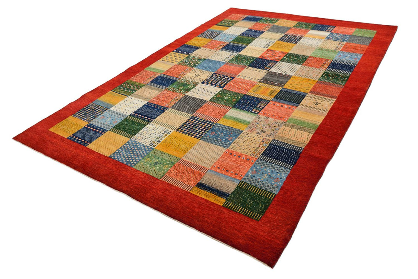 Gabbeh Teppich - Loribaft Indus - 305 x 203 cm - mehrfarbig