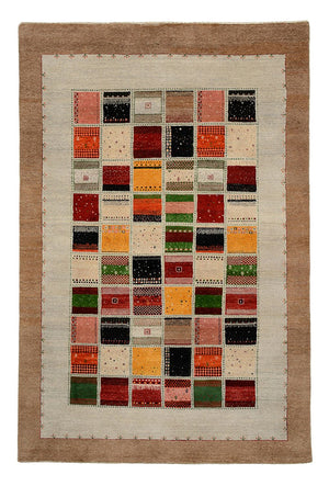 Gabbeh Teppich - Loribaft Indus - 295 x 197 cm - mehrfarbig