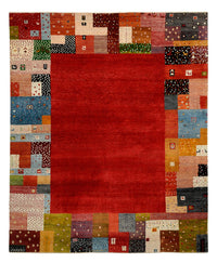 Gabbeh Teppich - Loribaft Indus - 294 x 247 cm - rot