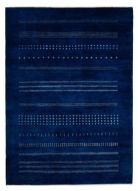 Gabbeh Teppich - Loribaft Indus - 237 x 172 cm - dunkelblau