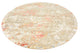 Designer Teppich rund  - 204 x 202 cm - sand