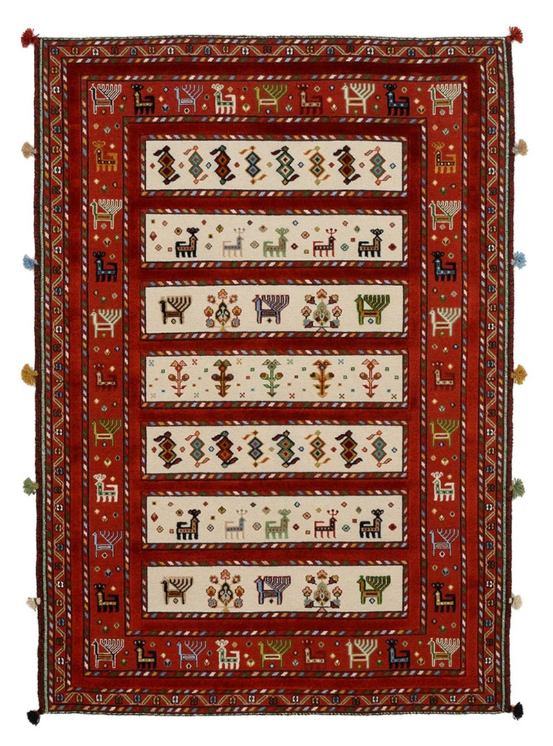 Orientteppich - 184 x 126 cm - hellbeige