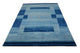 Gabbeh Teppich - Loribaft Indus - 241 x 175 cm - blau