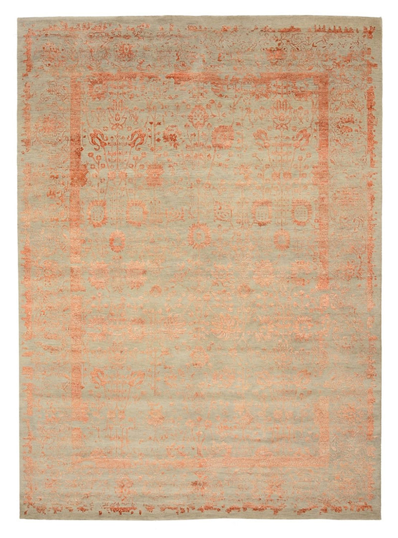 Designer Teppich - 342 x 248 cm - rost