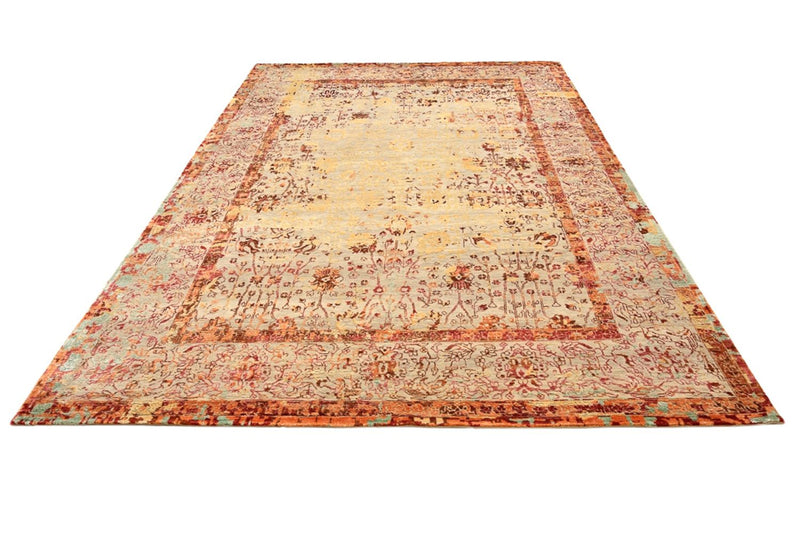 Designer Teppich - 340 x 248 cm - terrakotta