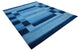 Gabbeh Teppich - Loribaft Indus - 304 x 243 cm - hellblau
