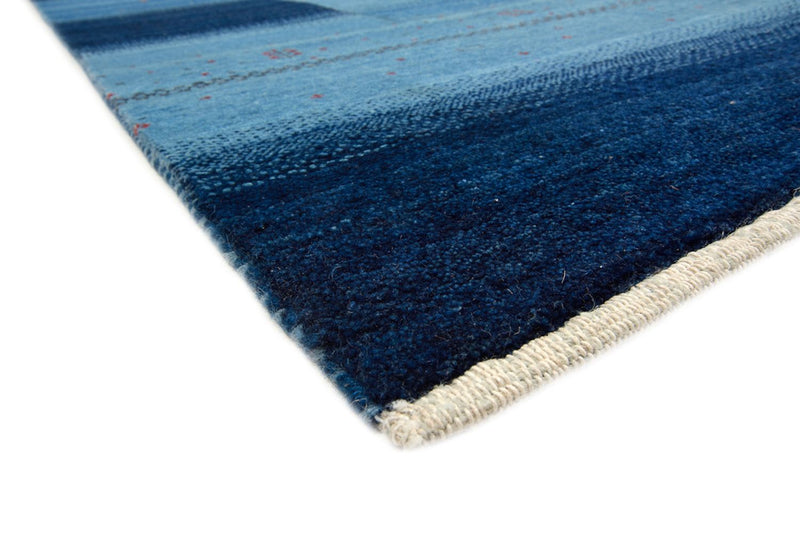Gabbeh Teppich - Loribaft Indus - 304 x 243 cm - hellblau