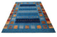 Gabbeh Teppich - Loribaft Indus - 338 x 249 cm - blau